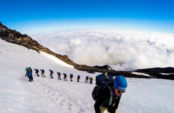 VULCÃO VILLARRICA COM RAQUETES